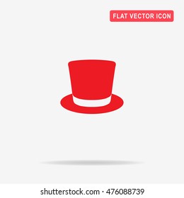 Top hat icon. Vector concept illustration for design.