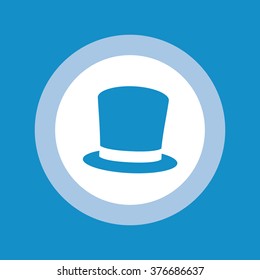 Top hat icon . Vector illustration