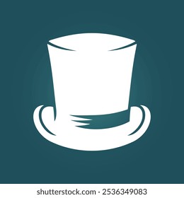 Top hat arte na moda deslumbrante vetor abstrato ilustração colorido aplicável design.eps