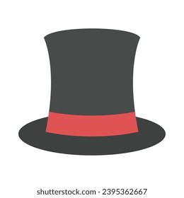 Top Hat Vector Flat Icon For Personal And Commercial Use.
