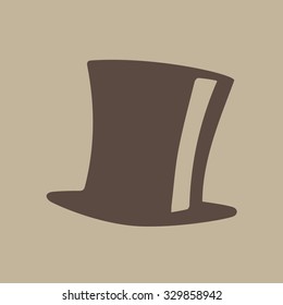 Top hat Vector Icon