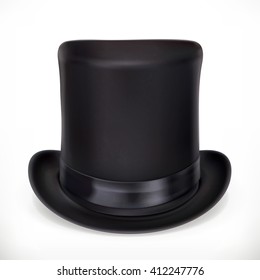 Top hat, vector icon