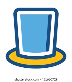 Top Hat Vector Icon