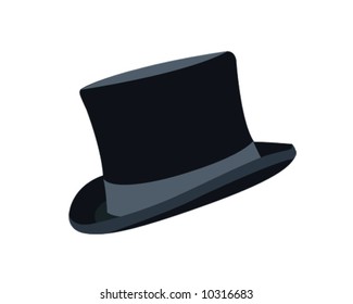 Top Hat Vector Illustration