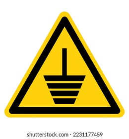 Top Heavy Symbol Sign, Vector Illustration, Isolate On White Background Label .EPS10