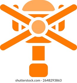 top helicopter icon dualtone style design