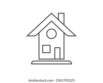 Top Home and house icon vector illustration.