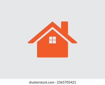 Ilustración vectorial de icono de casa y hogar superior.