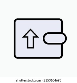 Top Up Icon. Deposit, Symbol of Add Balance - Vector.