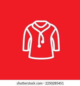 Icono superior. Plantilla de recursos gráficos, ilustración vectorial.