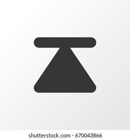 Top Icon Symbol. Premium Quality Isolated Eject Element In Trendy Style.