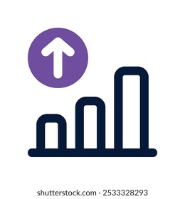 top icon. vector dual tone icon for your website, mobile, presentation, and logo design.