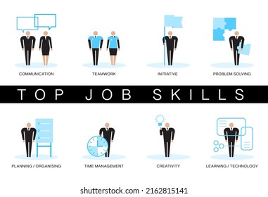 Top Job Skills - Illustration Set