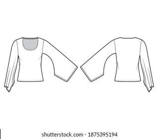 115 Kimono top technical drawing Images, Stock Photos & Vectors ...