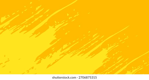 Línea superior cómico fondo amarillo ráster gradiente medio tono stock Vector premium