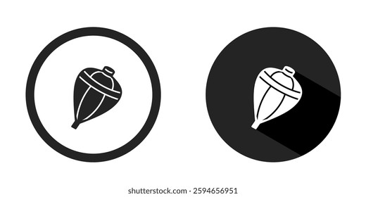 Top logo. Top icon vector design black color. Stock vector.