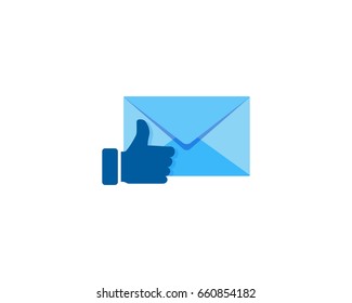 Top Mail Icon Logo Design Element