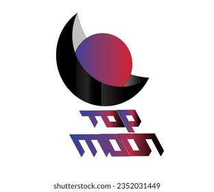 Top Moon Logo Design By Adobe illustrator