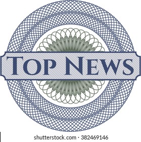 Rosette abstracto de Top News