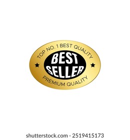 Top número um melhor qualidade melhor vendedor qualidade premium oval etiqueta adesivo distintivo produto vetor design para selo, ícone, produto de luxo, símbolo, selo, produto adesivo