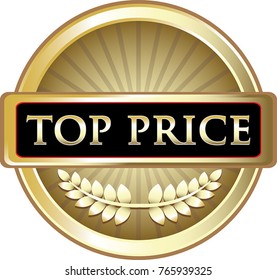 Top Price Gold Label Icon