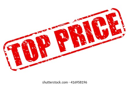 TOP PRICE red stamp text on white