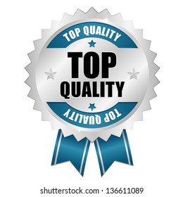 Top quality button blue