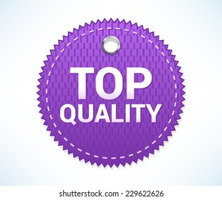 Top quality label