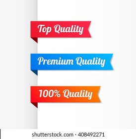 Top Quality, Premium Quality & 100% Quality Ribbons