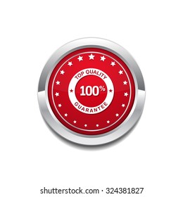 Top Quality Red Vector Icon Button