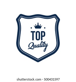 Top quality sale promotion label, badge, ribbon