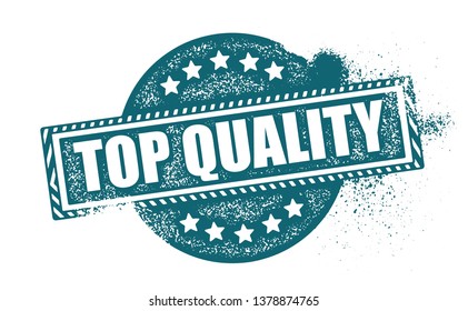 Top Quality Stamp Vector Illustration