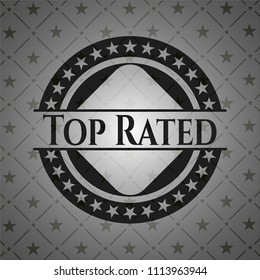 Top Rated blackTop Rated black emblem. Vintage. emblem