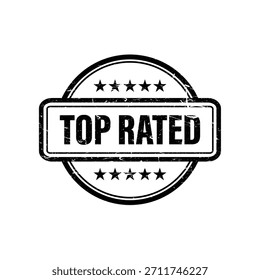 Top rated five star seal of approval stamp