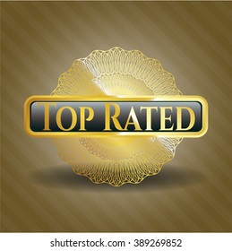 Emblema de oro con mejor calificación