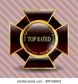 Top Rated gold shiny emblem