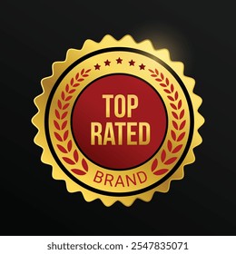 top rated golden colour vector design
