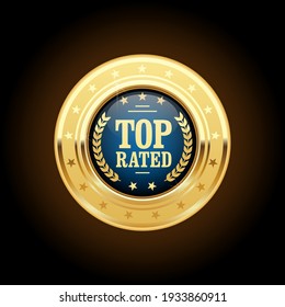 Top rated golden insignia - appreciated medal