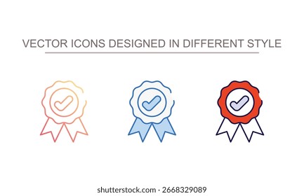 Top Rated icon design with white background stock illustration