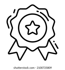 top rated icon, Survey and Feedback, modern vector illustration 
