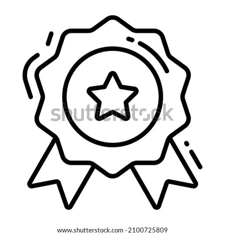 top rated icon, Survey and Feedback, modern vector illustration 