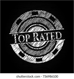 Top Rated on chalkboard