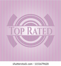 Top Rated pink emblem