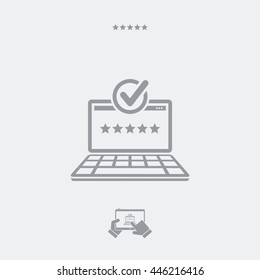 Top rating pc icon - Essential designer minimal icon