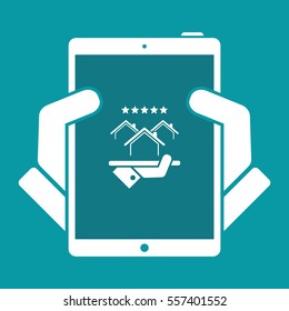 Top rating residence - Vector web icon