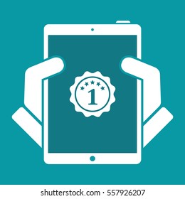 Top rating - Vector flat minimal icon