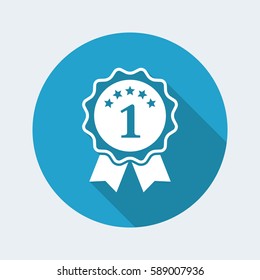 Top rating - Vector flat minimal icon