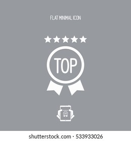 Top rating - Vector web icon