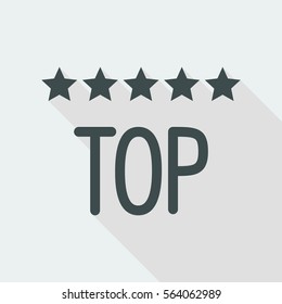Top rating - Vector web icon