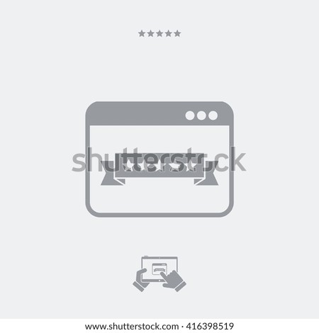 Top rating web icon